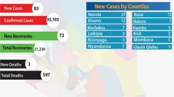 Statistiques COVID-19 au Kenya. / Domaine public