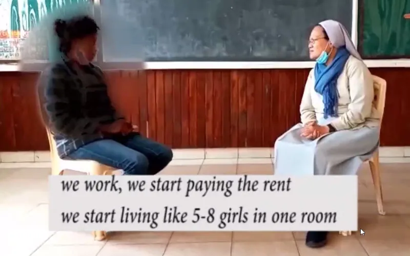 Une victime kenyane de la traite des êtres humains qui travaillait gratuitement au Liban partage son expérience avec une religieuse catholique.