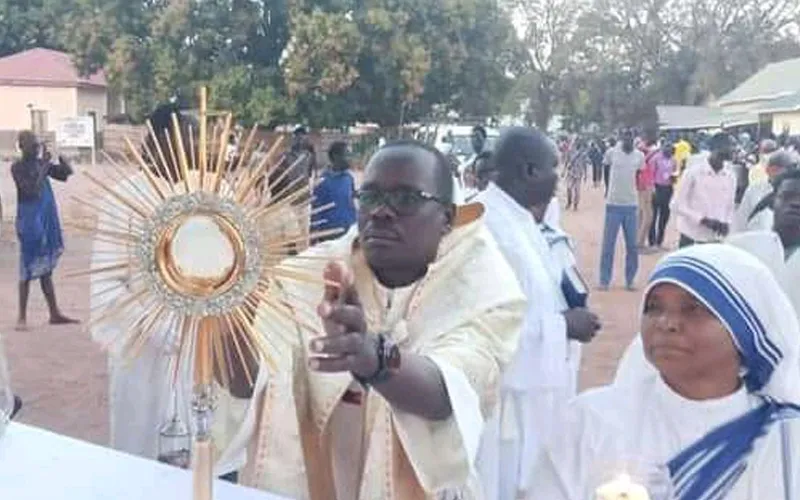 Mgr. Alex Lodiong Sakor Eyobo, nommé évêque du diocèse de Yei au Soudan du Sud par le pape François le 11 février 2022. Crédit : Catholic Radio Network