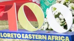 Une affiche annonçant les célébrations du centenaire des sœurs de Lorette dans la province d'Afrique de l'Est. / Unité de communication stratégique du Président / Facebook.