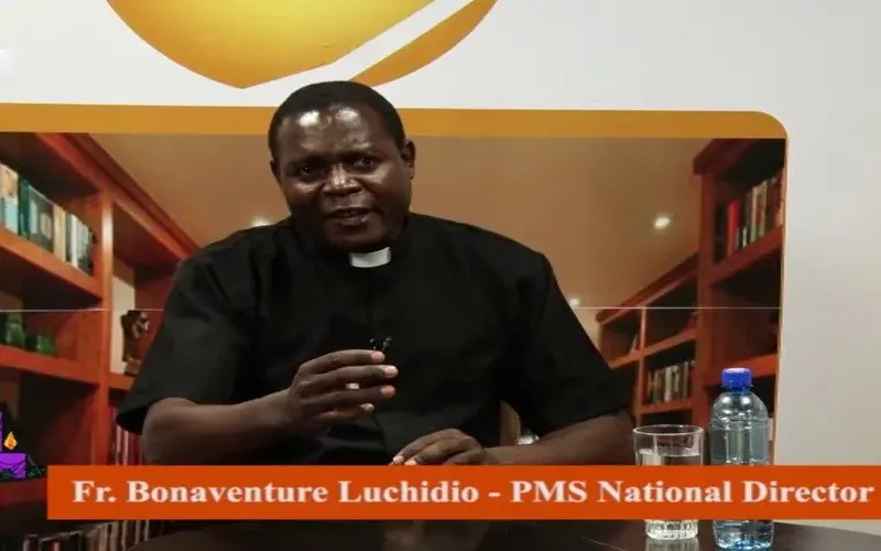 Le Père Bonaventure Luchidio, directeur national des Œuvres Pontificales Missionnaires (OPM) au Kenya. Crédit : Capture d'écran Capuchin TV