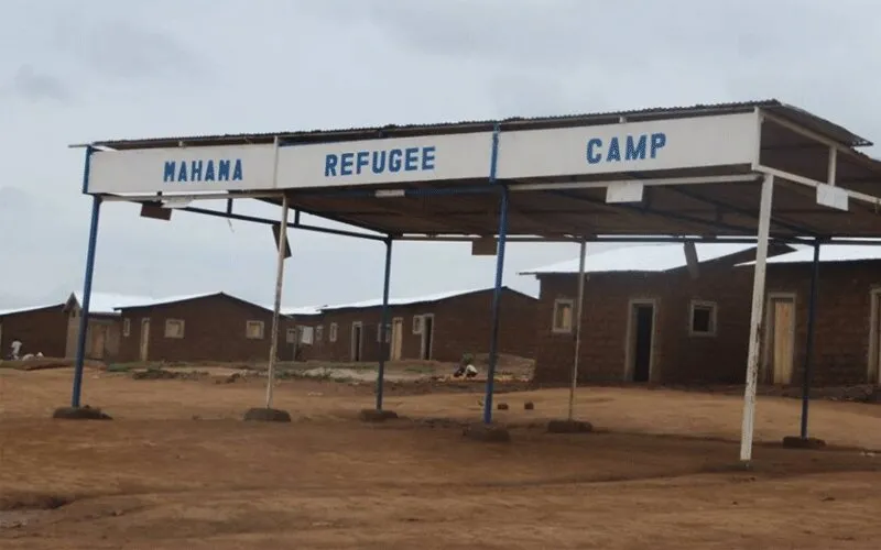 Camp de réfugiés de Mahama au Rwanda. Caritas Rwanda.