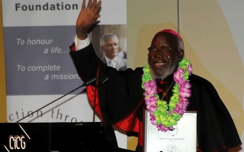 Mgr Paride Taban, évêque émérite du diocèse catholique de Torit au Soudan du Sud. / Domaine public