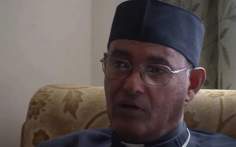Mgr Tesfaselassie Medhin, évêque de l'éparchie catholique d'Adigrat en Éthiopie. Crédit : CBCE