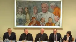 Conférence de presse tenue par la conférence épiscopale italienne le 17 novembre 2022 pour présenter un rapport national sur la protection des mineurs dans les 226 diocèses catholiques d'Italie. | Capture d'écran YouTube / 