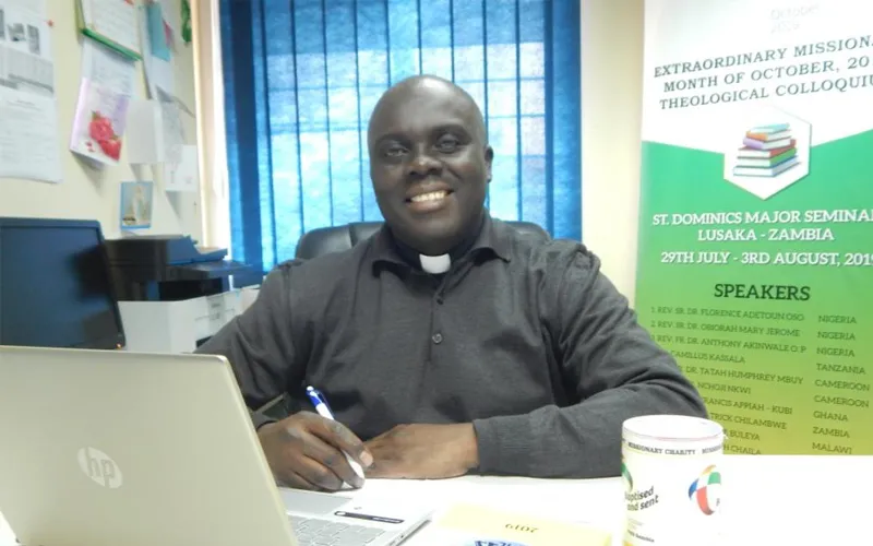 L'évêque élu du diocèse de Mpika, en Zambie, le père Edwin Mulandu.