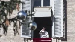 Le pape François prononce son message de l'Angélus le 10 décembre 2023. | Crédit : Vatican Media / 