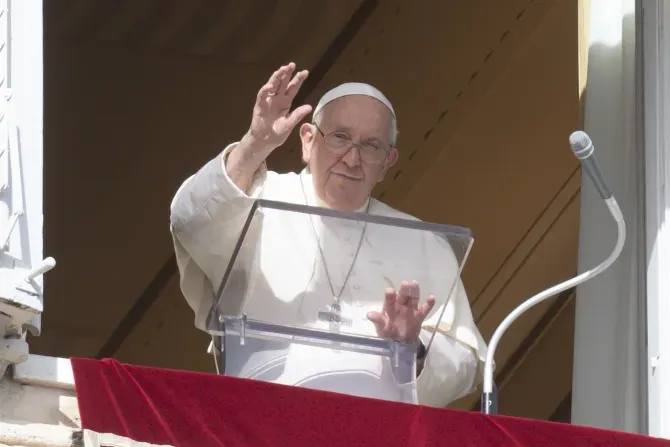 Le pape François prononce l'Angélus du dimanche, le 5 novembre 2023. | Crédit : Vatican Media