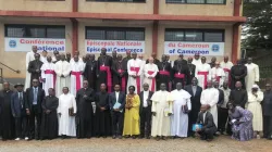 Les évêques catholiques du Cameroun et leurs proches collaborateurs au siège du CENC à Yaoundé. Crédit : CENC / 