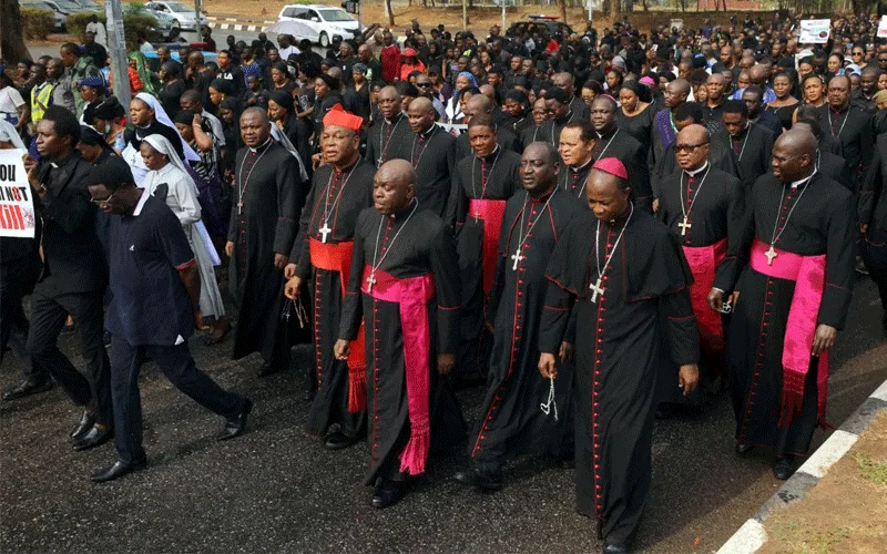 Les évêques du Nigeria mènent une marche de protestation contre la violence et l'extrémisme. Domaine public