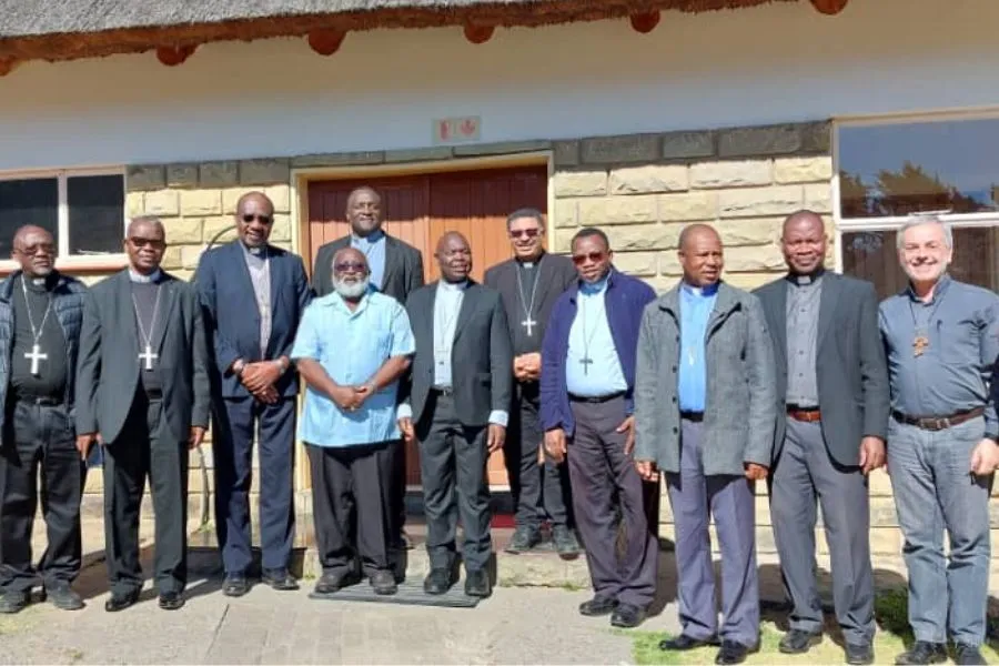 Les membres de la réunion interrégionale des évêques d'Afrique australe (IMBISA). Crédit : IMBISA