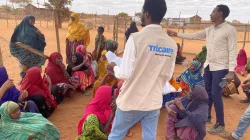 Les responsables de programme de Trócaire ont organisé un programme de sensibilisation à la violence liée au sexe à Luuq, en Somalie. Crédit : Trócaire / 