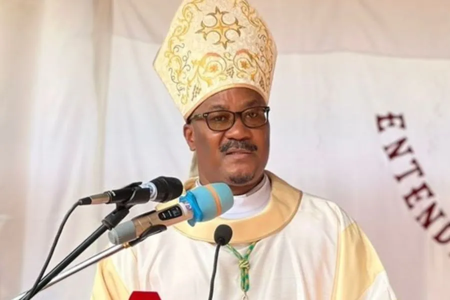 Mgr Maurício Agostinho Camuto, évêque du diocèse de Caxito en Angola. Crédit : Radio Ecclesia / 