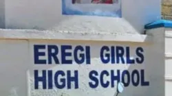 L'entrée du lycée de filles St. Theresa's Eregi, dans le diocèse catholique de Kakamega, au Kenya. / 