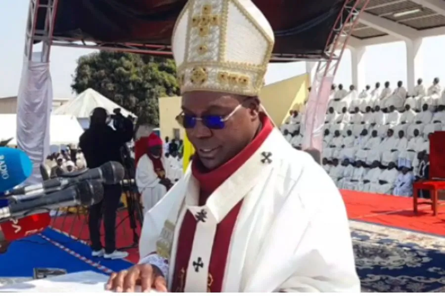 Mgr Zeferino Zeca Martins, archevêque de Huambo (Angola). Crédit : Radio Ecclesia
