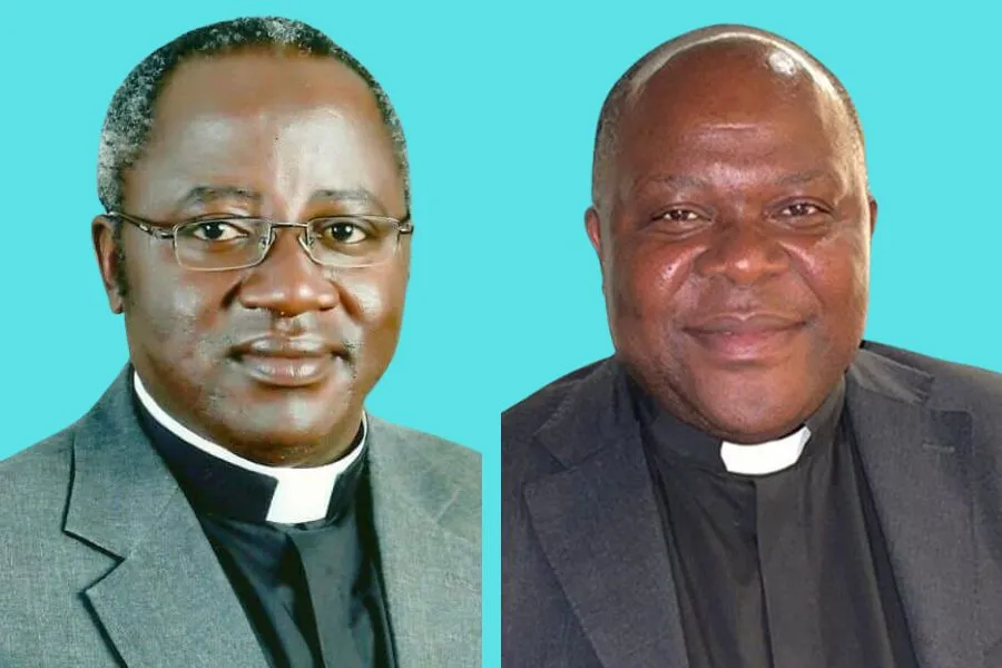 Mgr. Habila Tyiakwonaboi Daboh (à droite) et Mgr. Osório Citora Afonso (gauche). Crédit : Vatican News