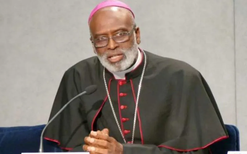 Mgr Charles Palmer-Buckle, archevêque de l'archidiocèse de Cape Coast au Ghana, hospitalisé pour des complications liées au COVID-19. Photo de courtoisie