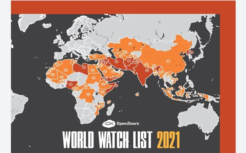 le rapport 2021 de la World Watch List OpenDoorsUSA