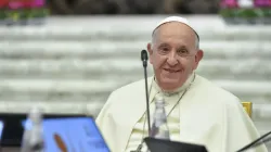 Le pape François au synode sur la synodalité le 6 octobre 2023. | Crédit : Vatican Media / 
