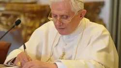 Le pape Benoît XVI le 28 août 2010. L'Osservatore Romano. / 