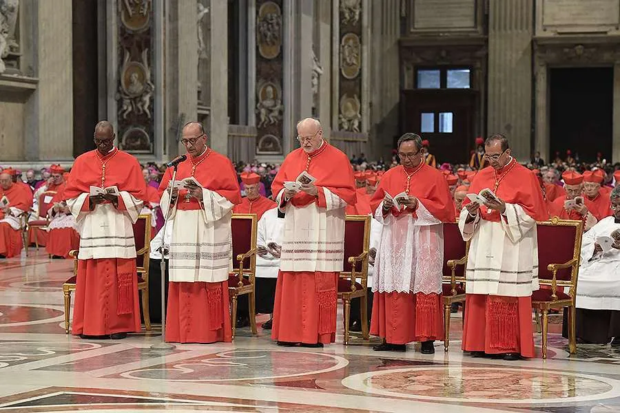 Un consistoire dans la basilique Saint-Pierre, le 28 juin 2017. L'Osservatore Romano.