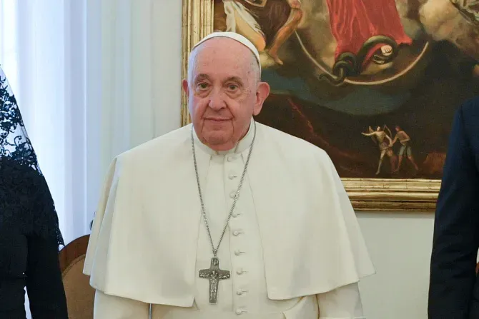 Le pape François photographié le 27 novembre 2023. Le pape s'est senti suffisamment bien pour honorer son rendez-vous avec le président du Paraguay, lundi matin, alors qu'il se remet d'une grippe. | Vatican Media