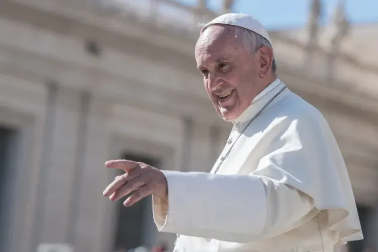 Le pape François sur la place Saint-Pierre, le 22 octobre 2016. Crédit : Mazur/catholicnews.org.uk.