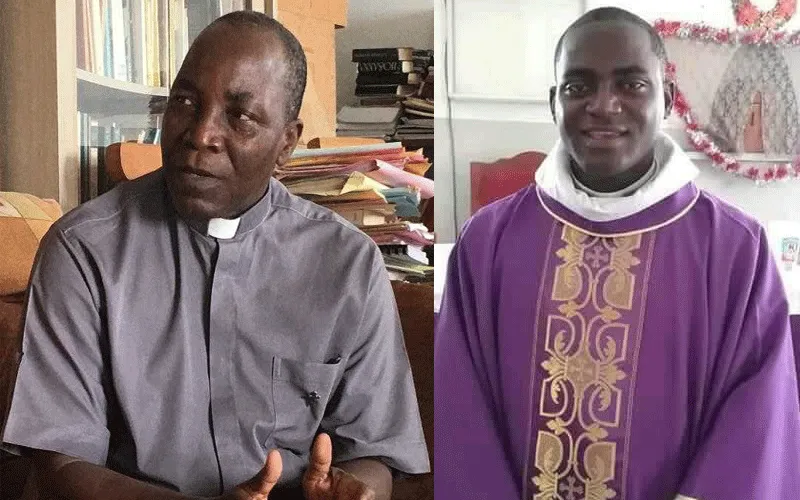 L’Abbé Jean Sinsin Bayo (à gauche) du diocèse de Man en Côte d'Ivoire et l’Abbé Jude Tafon Nfor (à droite) de l'archidiocèse de Douala au Cameroun, décédés la semaine dernière dans leurs pays respectifs. Domaine public