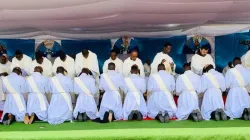 Les dix prêtres ordonnés le 10 décembre 2023 dans l'archidiocèse de Luanda. Crédit : Archidiocèse de Luanda / 