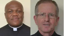 Père Sibusiso Zulu (à gauche) et le Père Owen Wilcock (à droite) d'Afrique du Sud, morts dans un accident de voiture le 3 décembre - / SACBC