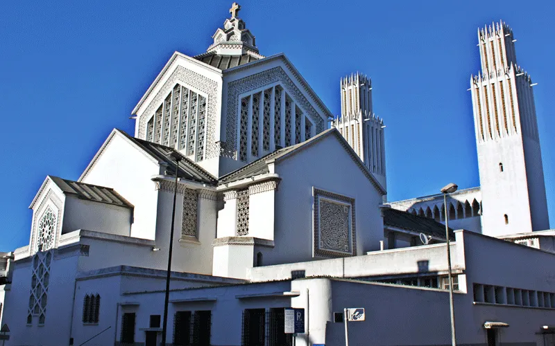 Cathédrale Saint-Pierre, dans l'archidiocèse de Rabat, Maroc. Domaine public