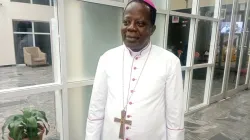 Mgr Alexis Touably Youlo, élu président de la Conférence épiscopale régionale d'Afrique de l'Ouest (CERAO) le 5 mai 2022. Crédit : ACI Afrique. / 