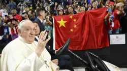 Le Pape François a donné un message spécial aux catholiques chinois à la fin de la messe à Ulaanbaatar, Mongolie, le 3 septembre 2023. | Vatican Media / 