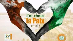 Une affiche appelant les Ivoiriens à embrasser la paix au milieu des tensions politiques. / Communauté de Sant'Egidio en Côte d'Ivoire