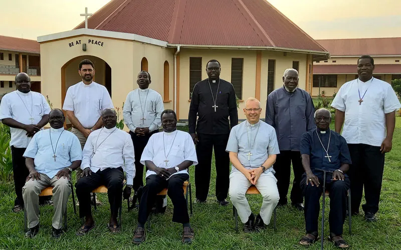Les membres de la Conférence des évêques catholiques du Soudan (SCBC). Crédit : SCBC