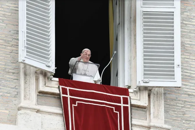 Le pape François prononce le discours de l'Angélus le 8 janvier 2023. | Vatican Media