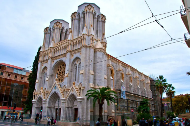 Notre-Dame de Nice, le site d'un attentat terroriste le 29 octobre 2020. Photo LimeWave (CC BY 2.0).