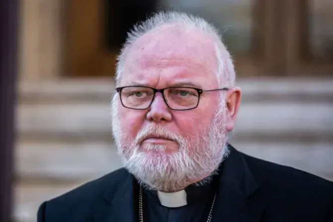 Le cardinal Reinhard Marx, photographié à Rome le 24 février 2019 / Daniel Ibáñez/CNA.