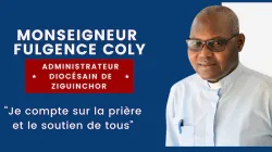 Mgr. Fulgence Coly, élu Administrateur diocésain du diocèse de Ziguinchor au Sénégal. Crédit : Fidespost / 