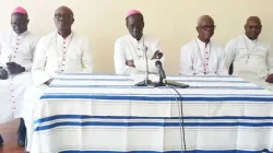Les évêques catholiques du Sénégal lors d'une conférence de presse le 2 juin 2023. / 