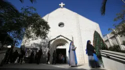 L'église catholique de la Sainte Famille à Gaza à Noël 2021. | Crédit photo : Anas-Mohammed/Shutterstock / 
