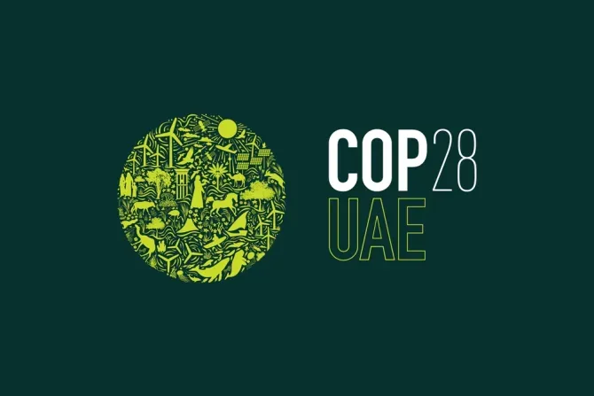 Logo de la COP28. | Crédit : rafapress/Shutterstock