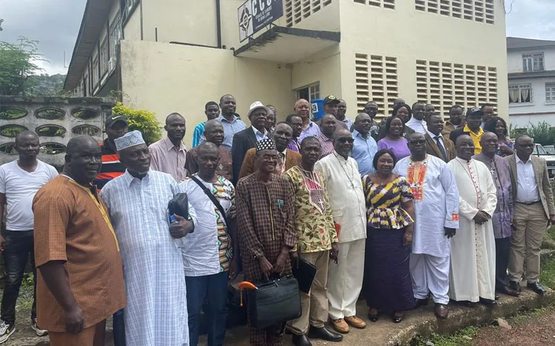 Les membres du Conseil Inter-Religieux de Sierra Leone (IRCSL). Crédit : IRCSL