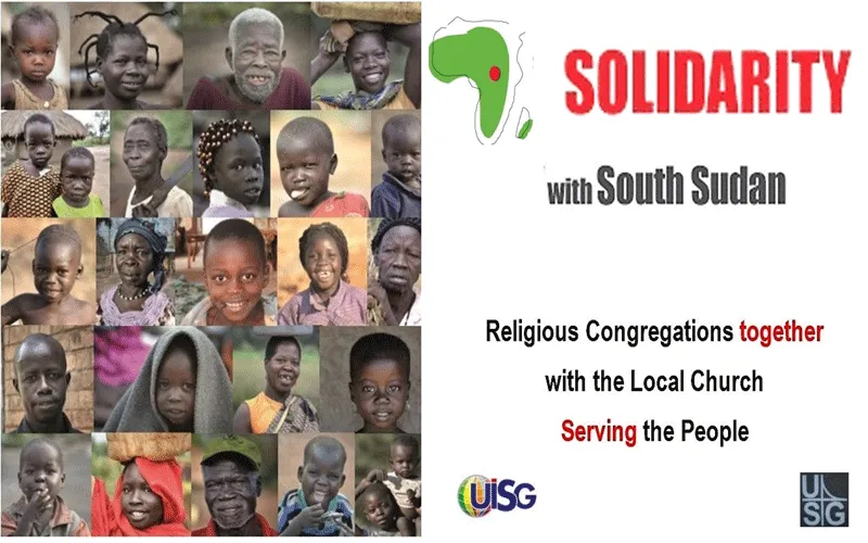 Une affiche de solidarité avec le Soudan du Sud Solidarité avec le Soudan du Sud