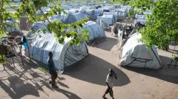 Le camp de Gumbo qui accueille plus de 9 800 personnes déplacées. / Agenzia Info Salesiana (ANS)
