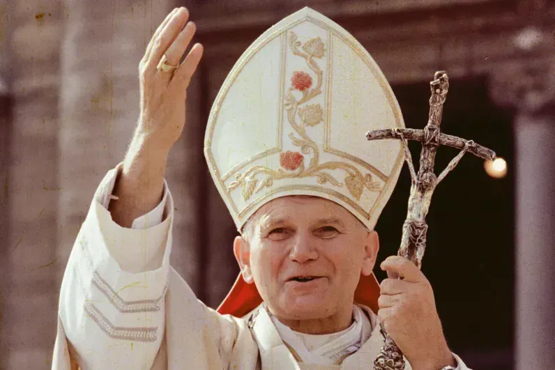 Saint Jean Paul II en 1978. Médias du Vatican. / 