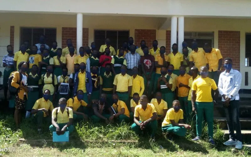 Les étudiants du Collège de sciences et de technologie Bishop Abangite dans le diocèse de Tombura-Yambio, au Soudan du Sud. ACI Afrique.