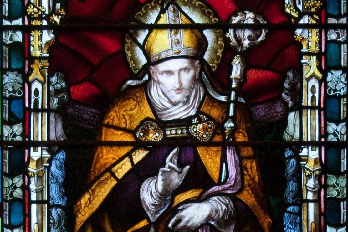 Détail d'un vitrail représentant saint Alphonse de Liguori dans la cathédrale de Carlow, en Irlande. Andreas F. Borchert via Wikimedia (CC BY-SA 4.0)