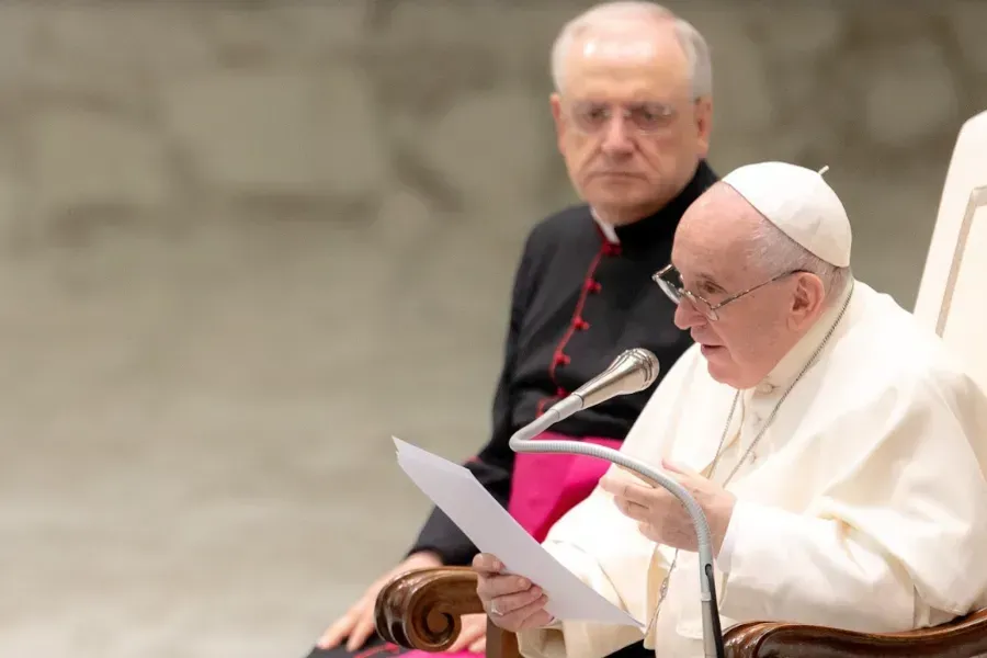 L'audience générale du Pape François dans la salle Paul VI au Vatican, le 13 octobre 2021. Vatican Media.