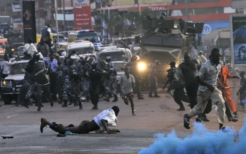 Les manifestations passées dans les rues en Ouganda/ Crédit : Domaine public